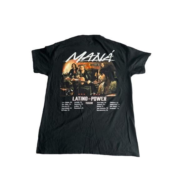 Mana Latino Power Tour Tee Size Medium - Picture 3 of 5